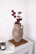 Wine red 3 fork Eucalyptus branch